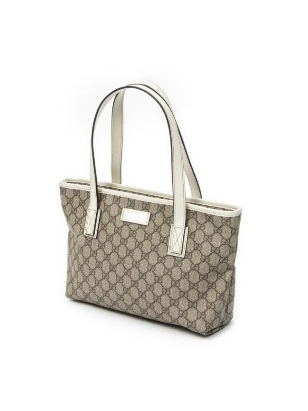 Gucci Small Joy Tote Beige Ivory Supreme Canvas